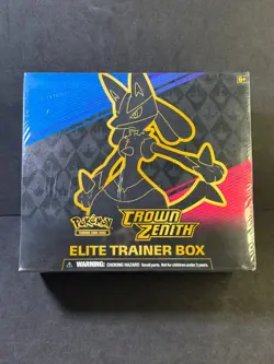 POKEMON CROWN ZENITH FACTORY SEALED ELITE TRAINER BOX ETB - Image 1