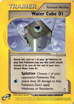 Water Cube 01 140/147 - Aquapolis - Pokemon - MP - Image 1