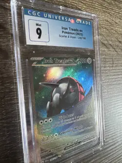 2023 POKEMON SCARLET & VIOLET SPECIAL ILLUSTRATION RARE IRON TREADS EX CGC 9 - Image 2