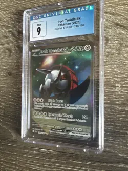 2023 POKEMON SCARLET & VIOLET SPECIAL ILLUSTRATION RARE IRON TREADS EX CGC 9 - Image 3