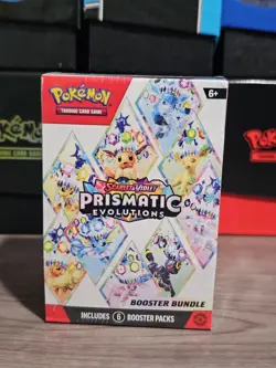 Pokemon TCG: S&V Prismatic Evolutions Booster Bundle (6pks) Factory Sealed - Image 1