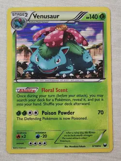 NM Vensaur - Holofoil 3/108 Dark Explorers Pokemon TCG - Image 1