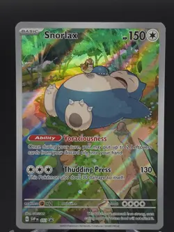 Pokemon TCG Snorlax SVP 051 Full Art Holo Black Star Promo NM - Image 2