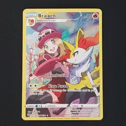 Pokemon TCG - Braixen TG01/TG30 Silver Tempest Trainers Gallery Free Shipping - Image 2