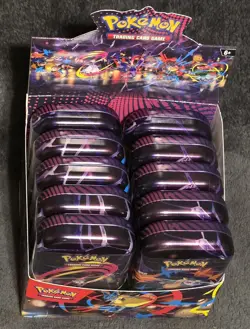 Pokemon TCG Mega Evolution Mini Tin x10 with display - Image 2