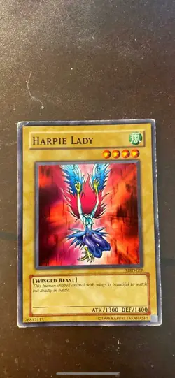 Yu-Gi-Oh Harpie Lady Card (Metal Raiders Set) Smoke& Pet Free Environment - Image 1