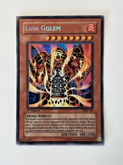 Yu-Gi-Oh! Lava Golem PGD-107 1st Edition NM Reverse Foil Asian English - Image 1