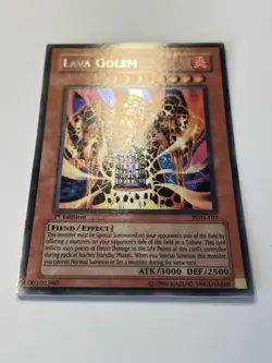 Yu-Gi-Oh! Lava Golem PGD-107 1st Edition NM Reverse Foil Asian English - Image 2