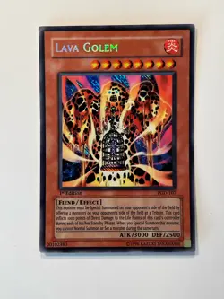 Yu-Gi-Oh! Lava Golem PGD-107 1st Edition NM Reverse Foil Asian English - Image 3