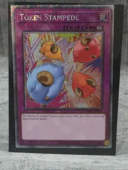 Token Stampede 1st Edition Platinum Secret Rare RA04-EN149 Yu-Gi-Oh! - Image 1