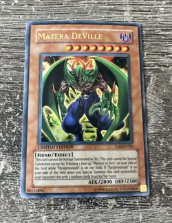 Yu-Gi-Oh! Mazera DeVille TLM-ENSE3 Ultra Rare Limited Edition LP - Image 1
