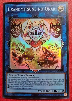 1x Yu-Gi-Oh! Ukanomitsune-No-Onari - OP30-EN010 - Super Rare - NM - Image 1