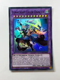 Lunalight Liger Dancer DUAD-EN030 Super Rare 1st Edition YuGiOh Card NM - Image 1