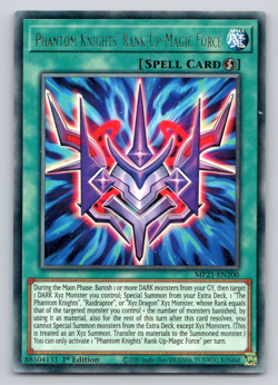 Phantom Knights' Rank-Up-Magic Force - MP21-EN200 - Rare - 1st Edition Yugioh - Image 1