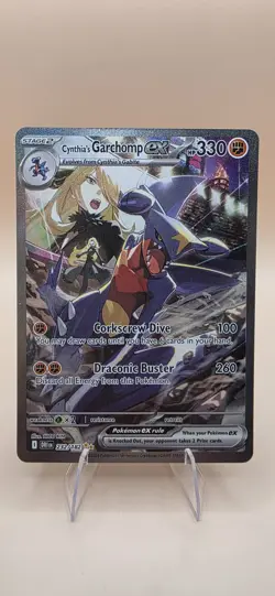 232 Cynthia's Garchomp ex – Pokemon Destined Rivals – NM - Image 1