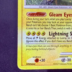 Pokemon TCG Diamond & Pearl Holo Rare Luxray 7/130 - Image 5
