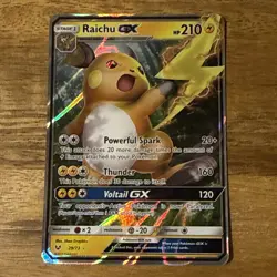 Raichu GX 29/73 Shining Legends Holo Rare Pokemon TCG NM - Image 1
