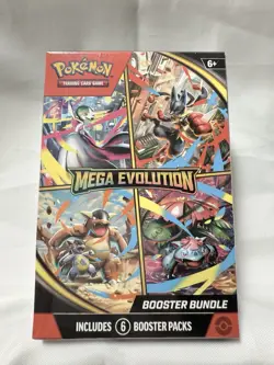 Pokemon Mega Evolution Booster Bundle 6 Packs - Image 1