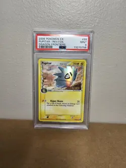 Pokemon Pupitar EX Dragon Frontiers Reverse Holo #59 PSA 9 Mint - Image 1
