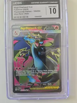 Pokemon TCG Charizard X ex Ultra Rare Holo From Phantasmal Flames. - Image 1