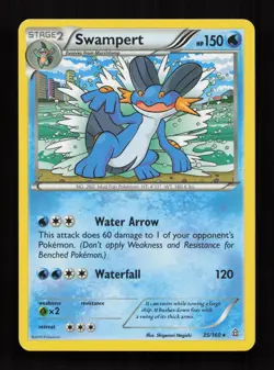 Swampert 35/160 Rare Primal Clash Pokemon Near Mint - Image 1