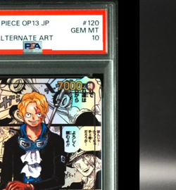 PSA 10 Sabo OP13-120 Manga Alt Art Carrying on His Will ONE PIECE Card Japanese - Image 5