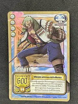 ONE PIECE TCG SMOKER - UFFICIALE VETERANO DELLA MARINA BA-C04 HOLO ITA NM - Image 1