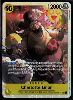 Charlotte Linlin (114) OP03-114 Pillars of Strength Super Rare One Piece - Image 1