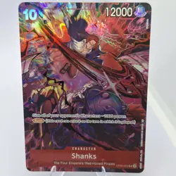 Shanks English Version 2nd Anniversary Set OP09-004 One Piece Promo Card NM - Image 1