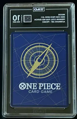 TAG 10 One Piece ST01-011 C Brook - ENG - Foil - Film Red - Graded - Image 2