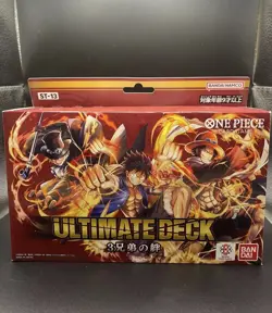One piece TCG The Three Brothers Bond ST-13 Japanese cards - Image 1