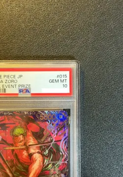 PSA 10 Zoro ST21-015 Flagship Battle 2025 Top 8 Prize ONE PIECE Card Japanese - Image 4
