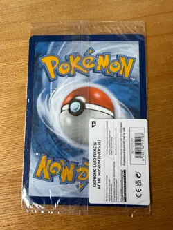 Pokemon X Natural History Museum Pikachu Jumbo Card, Plush & Ecology Booklet ✅ - Image 3