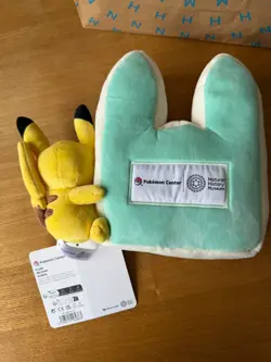 Pokemon X Natural History Museum Pikachu Jumbo Card, Plush & Ecology Booklet ✅ - Image 4