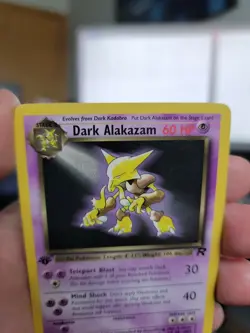 Dark Alakazam - 18/82 - Rare 1st Edition - Team Rocket Pokemon Card - Image 2