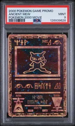 Ancient Mew Promo Pokemon the Movie 2000 Holo Card PSA 9 - Image 1
