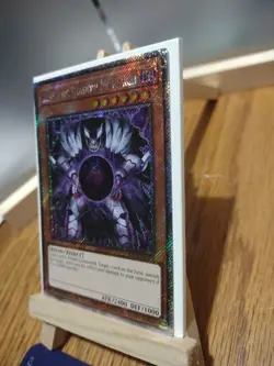 Yu-Gi-Oh Card Caius the Shadow Monarch RA03-EN194 Platinum Secret Rare 1st Ed NM - Image 2