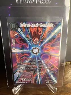 Bandai SS4 Gogeta Thwarting the Dark Empire SPR Holo Card BT14-129 35000 - Image 1