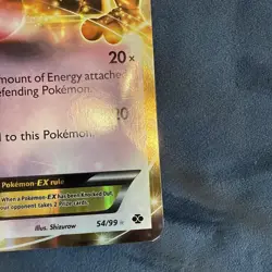Pokemon Mewtwo EX 54/99 Holo Ultra Rare Card 2012 LP - Image 3