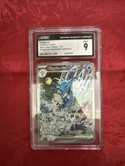 Pokemon TCG Scarlet and Violet Kingdra EX Special Illustration Card CGC 9 - Image 1
