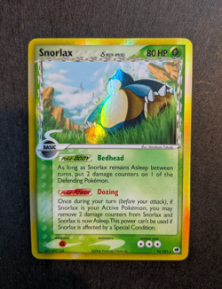 Snorlax 10/101 Holo Rare EX Dragon Frontiers 2006 Pokemon Card Light Play - Image 2