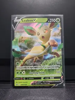 2022 Pokemon Leafeon V SWSH194 Sword & Shield Promo Cards Holo - Image 1