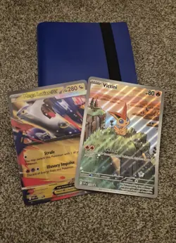 Pokemon HUGE BUNDLE - Full Binder EX all Cards Reverse Holo/Holo + 2 Jumbo Cards - Image 1