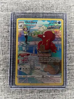 Octillery HP110 Rapid Strike 2022 Pokemon Card No TG03/TG30 HOLO - Image 1