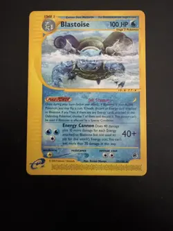 Blastoise - 37/165 - Expedition Base Set - Non Holo Rare - Pokemon Card - Image 1