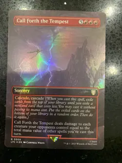 Call Forth the Tempest (Borderless) [LTC - 509] - NM[Foil] - Image 1
