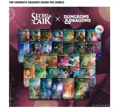 MTG PRESALE Secret Lair Drop D&D Chromatic Dragon's Hoard Bundle Foil - Image 1