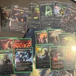 Complete Marvel Secret Lair Opened Partial Foil Partial Non Foil - Image 1