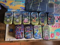 Pokemon Sealed Lot Assortment Ascended Heroes ETB's Mega Charizard UPC Mini Tins - Image 2