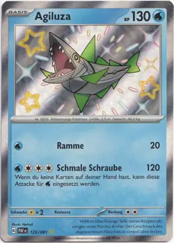 Pokemon Agiluza Shiny Full Art Paldeas Schicksale 125/091 NM Deutsch - Image 1